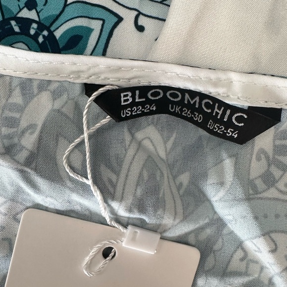 NWT-BEAUTIFUL BloomChic Boho Dress w/ liner. Size: Plus 22-24 - Picture 9 of 16